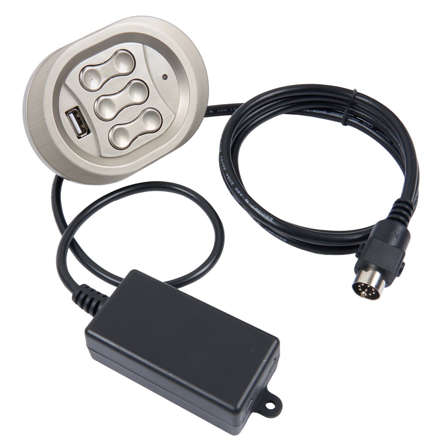 KDH166A-003 6-Button 8-Pin Switch for Power Recliner or Lift Chair with USB