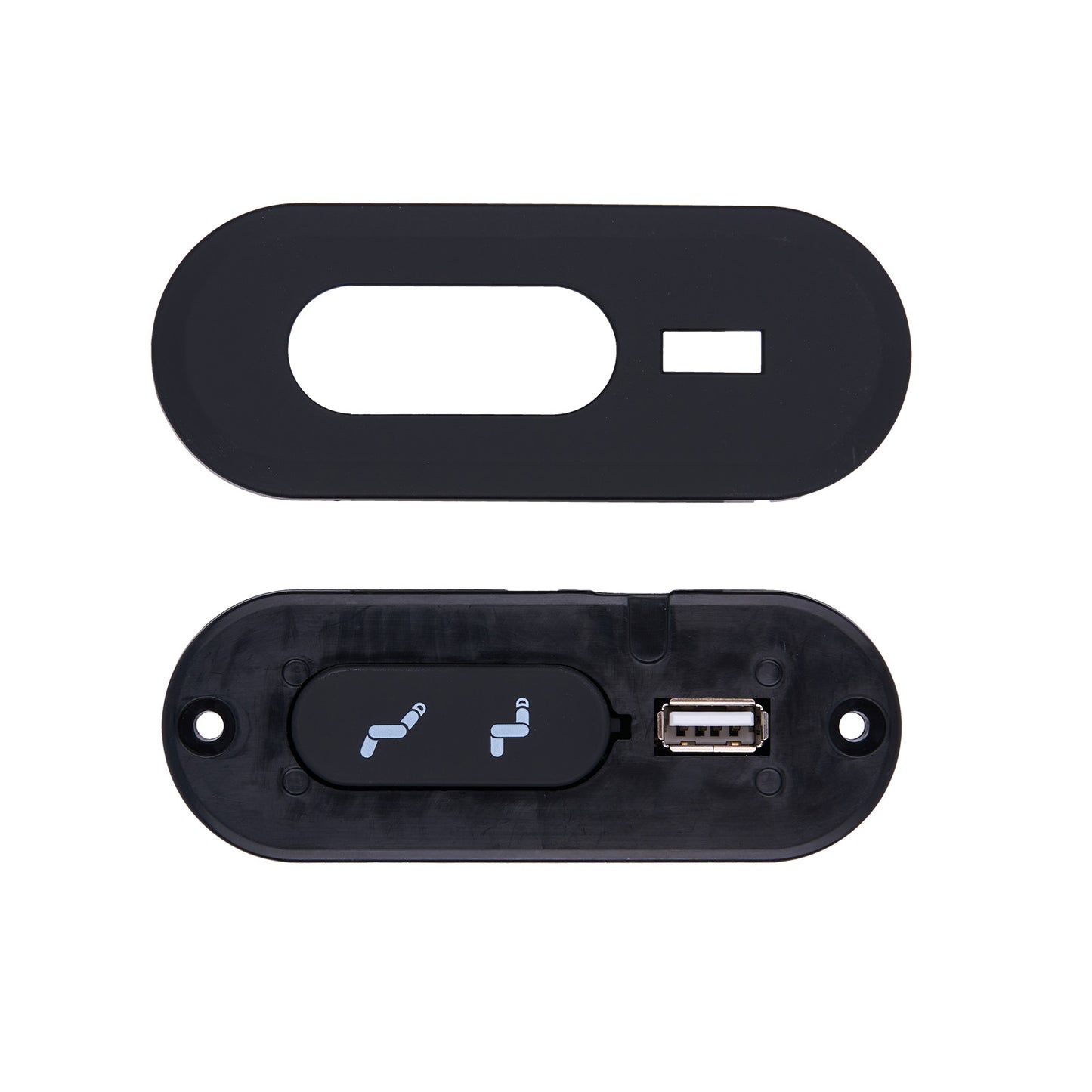 WSP2T10027 RK23300137X000(R) 2-Button Recliner Switch with USB & 90° 5-Pin Plug