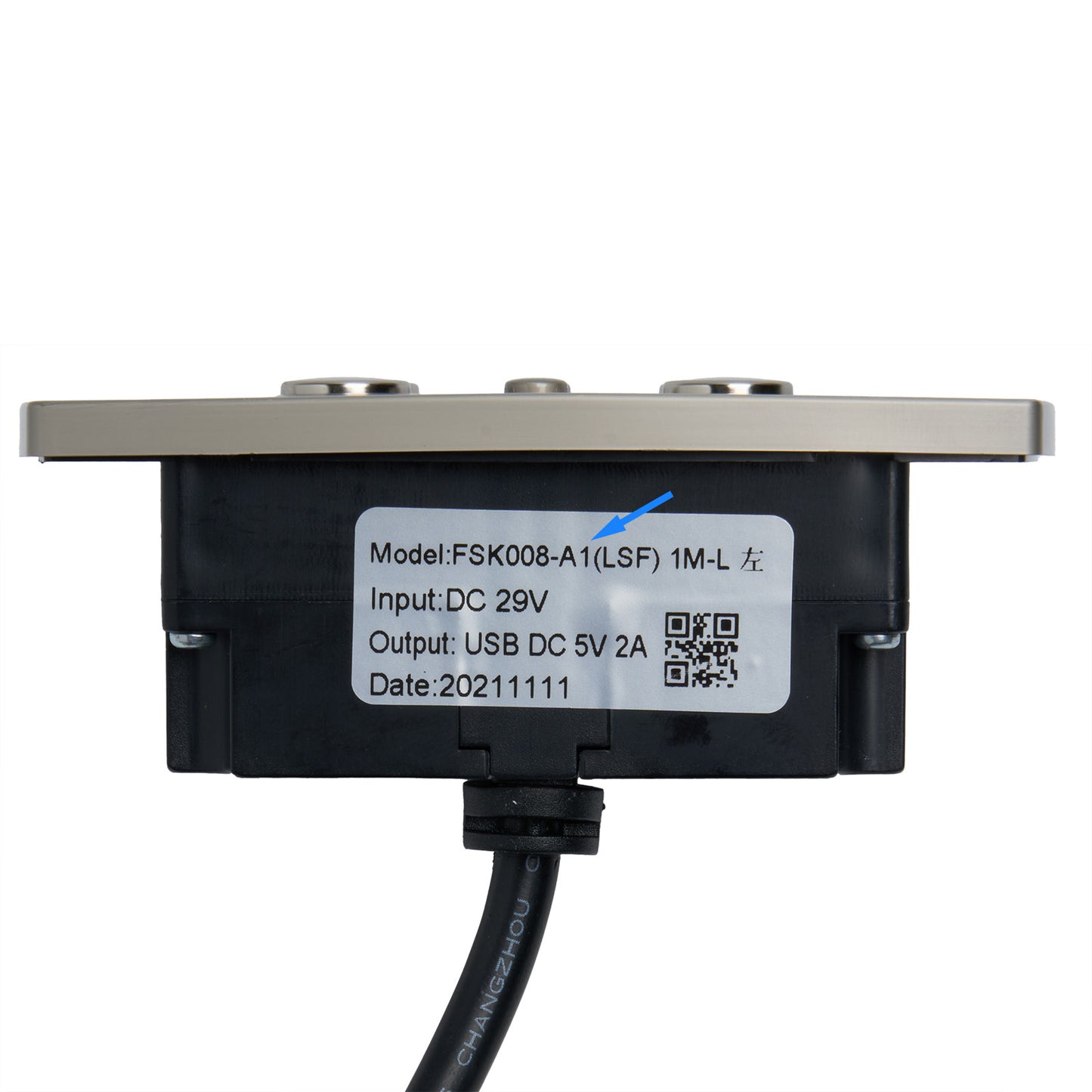 Mulin FSK008-A1(LSF) 6-Button Switch for Power Recliner/Lift Chair with 5-Pin Plug and USB Port