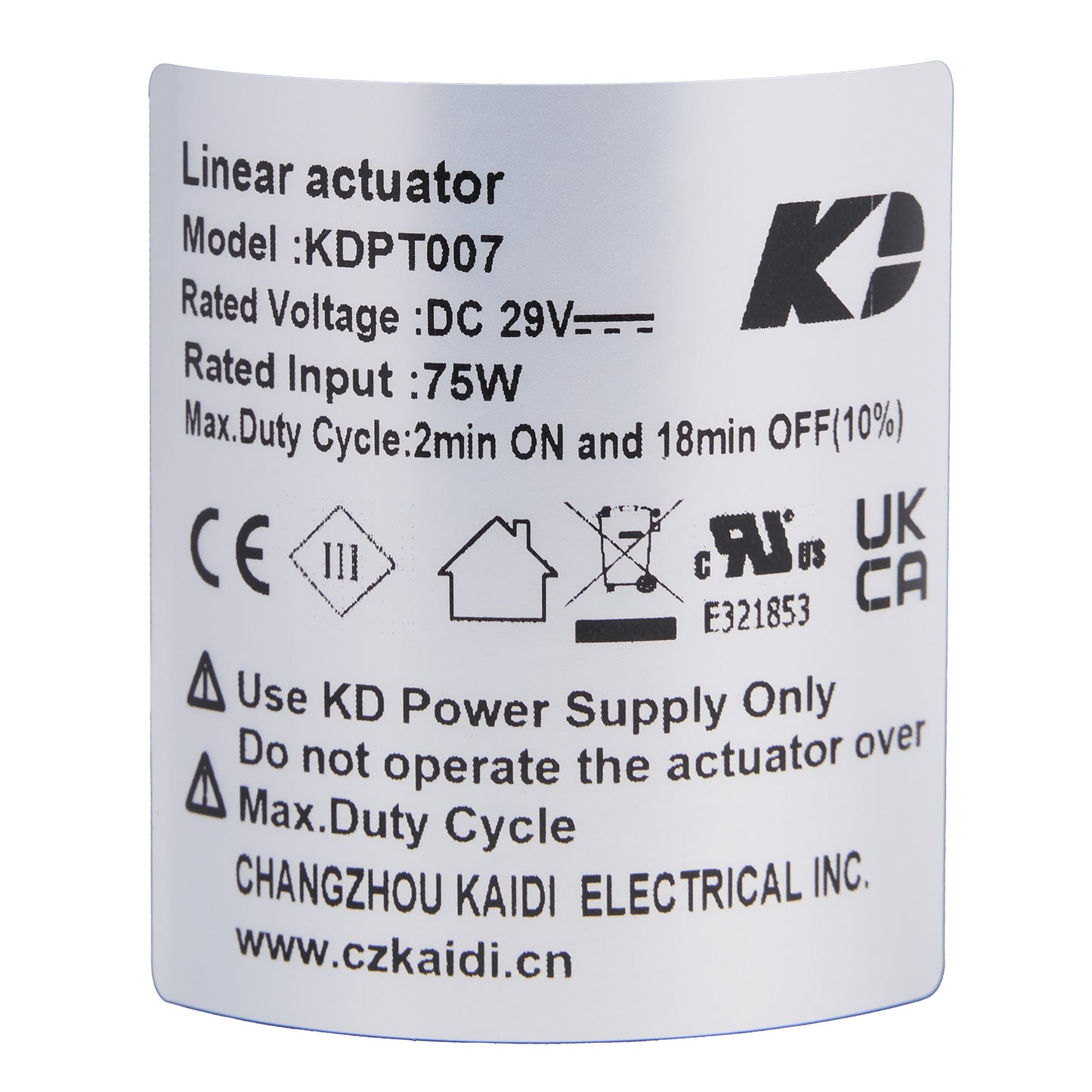 Kaidi KDPT007-141-1 N Linear Actuator Motor for Recliner