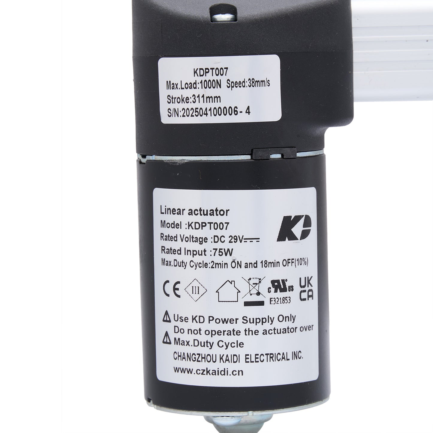 Replacement Linear Actuator for LMD12517SW/33A-42