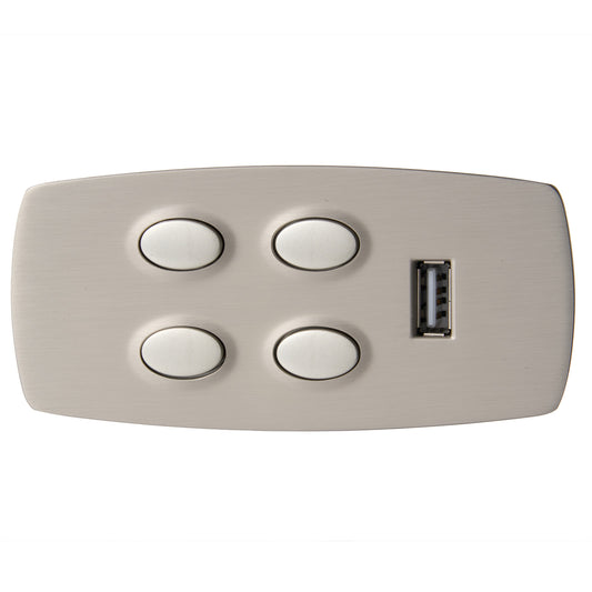 OKIN JLDK.17.05.50 Four Button 10-Pin Switch for Recliner (10.000268.2000 RSS)