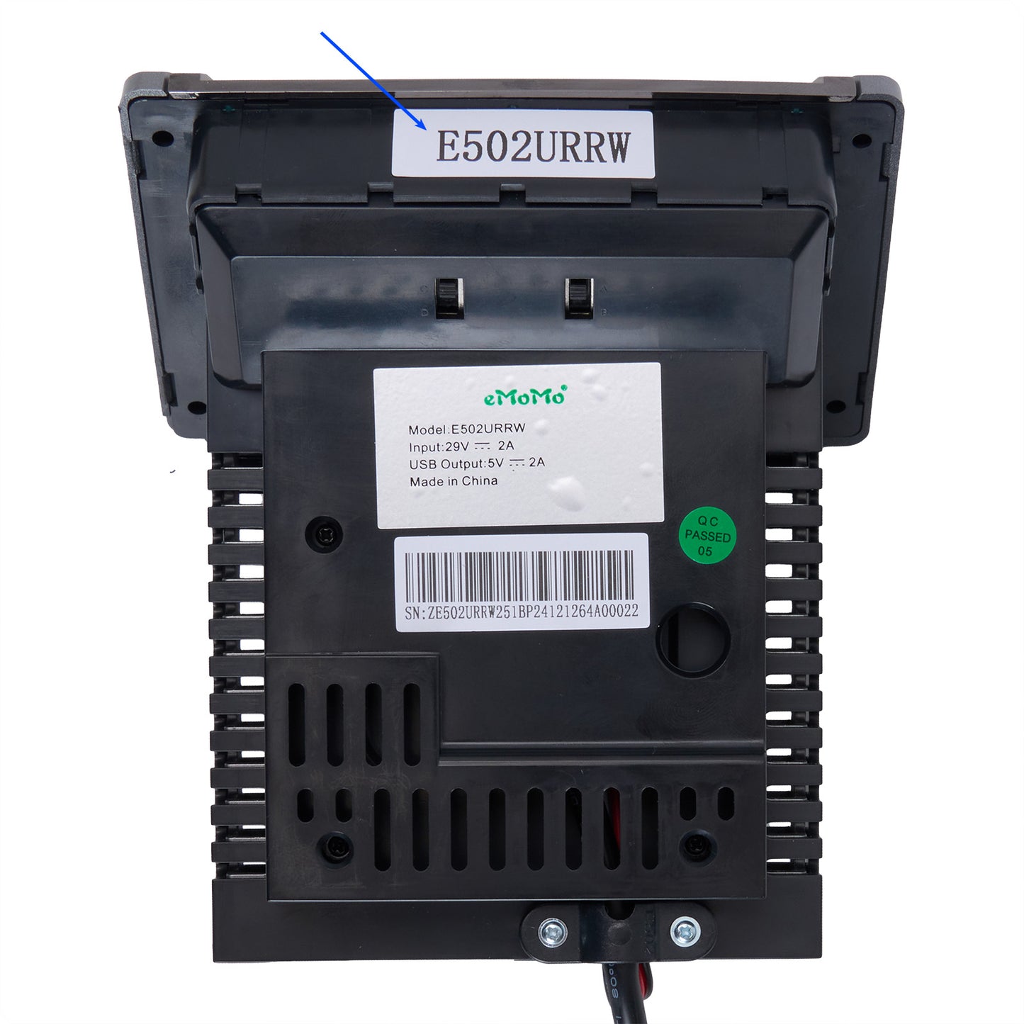eMoMo E502URRW 4 Button Control Switch with USB and Wireless Charging Docker