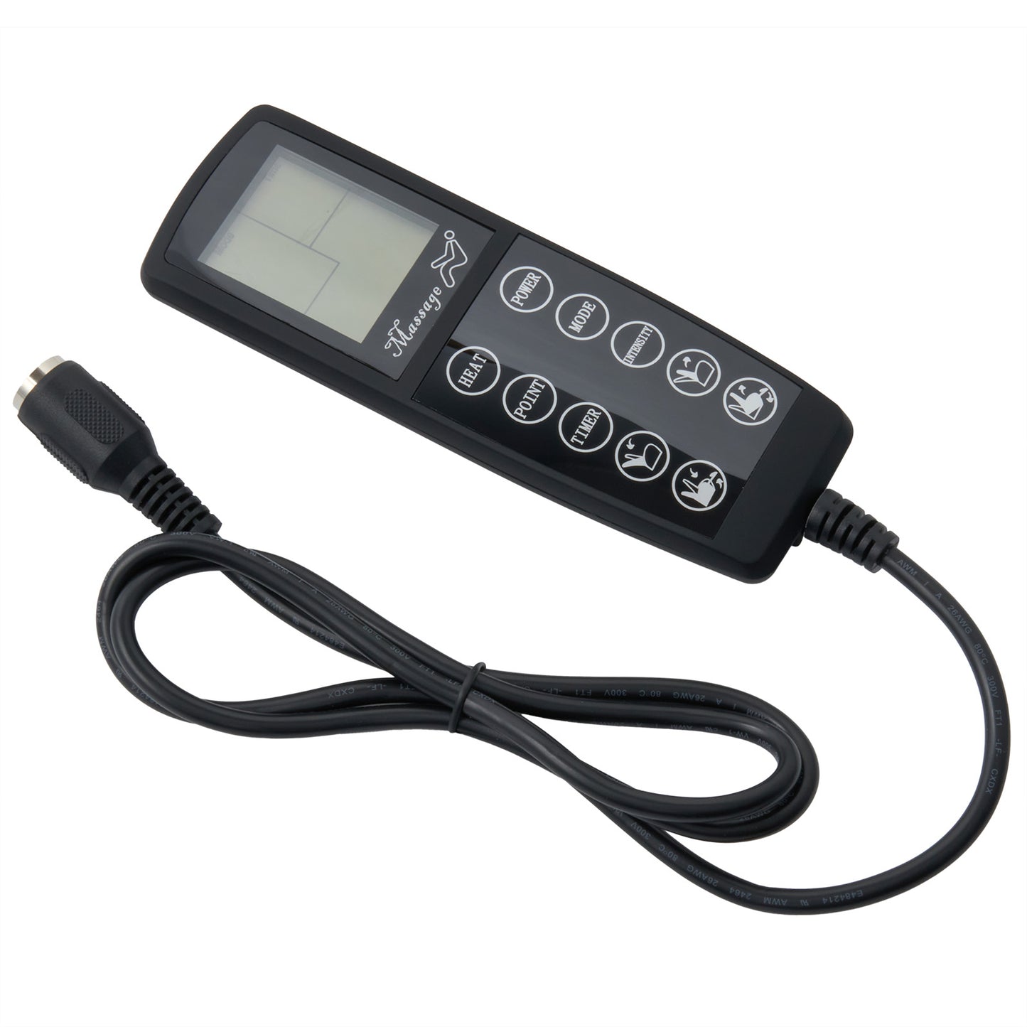 10 Button 5 Pin Remote Controller for Power Recliner with LCD Screen Touch Buttons