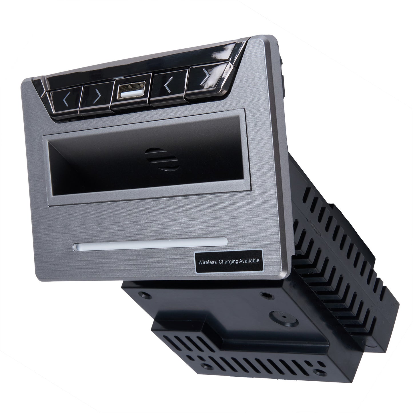 eMoMo E502URRW 4 Button Control Switch with USB and Wireless Charging Docker