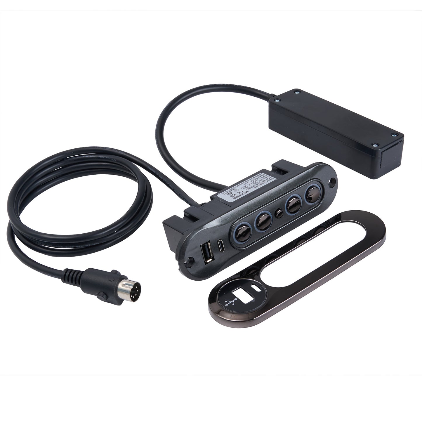 Mulin AC108-2MA-2UQ03 5-Button Switch for Power Recliner with 5-Pin Plug and USB & Type-C Ports