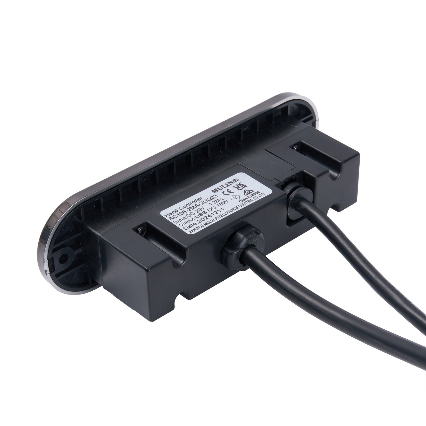 Mulin AC108-2MA-2UQ03 5-Button Switch for Power Recliner with 5-Pin Plug and USB & Type-C Ports