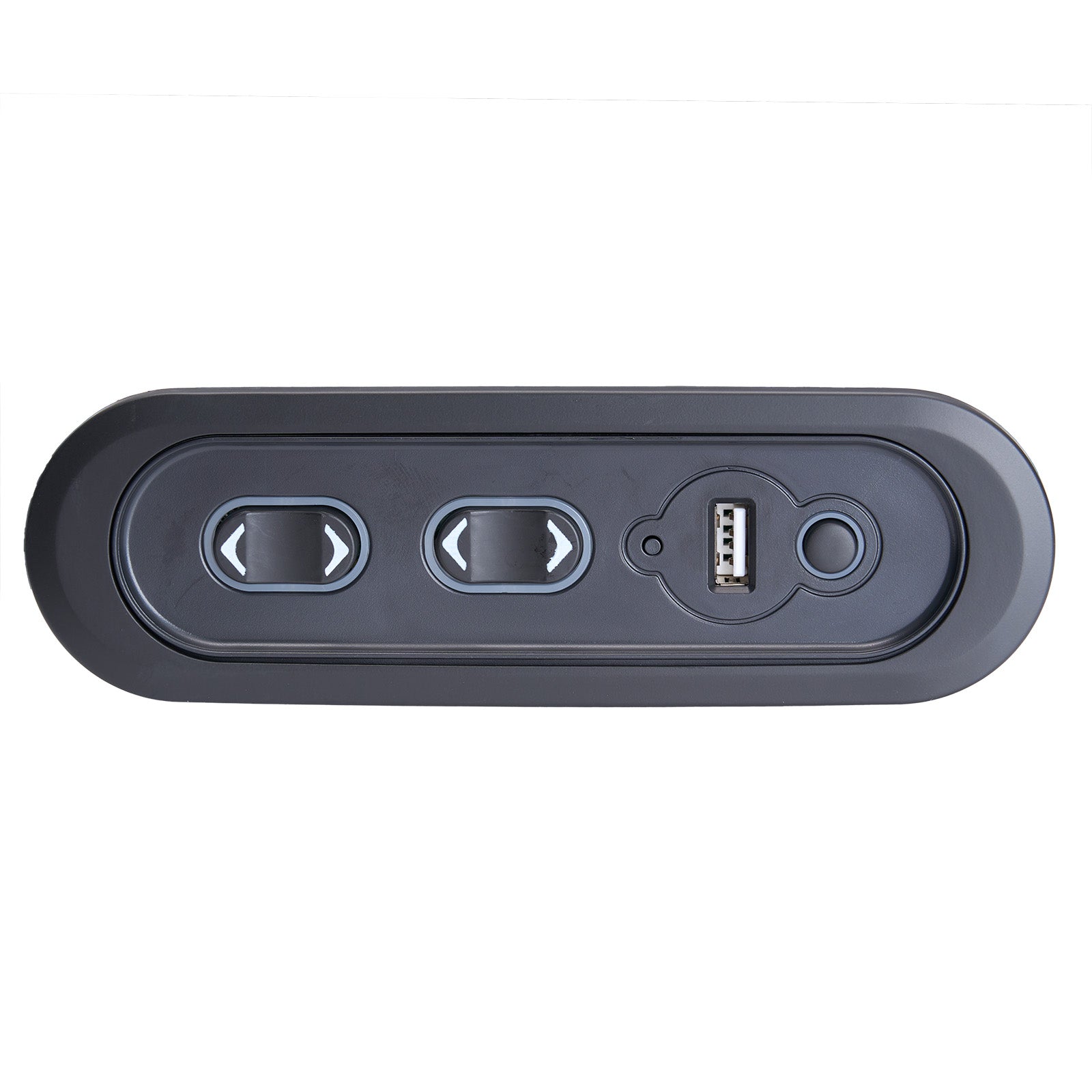 Mulin Electric MLSK77-A6 Left Power Recliner Switch – 5 Button With USB, Chrome/Black