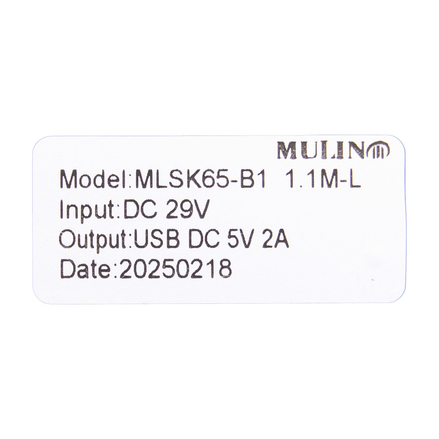 Mulin MLSK65-B1  Five Button 5-Pin Switch with USB for Recliner or Lift Chair