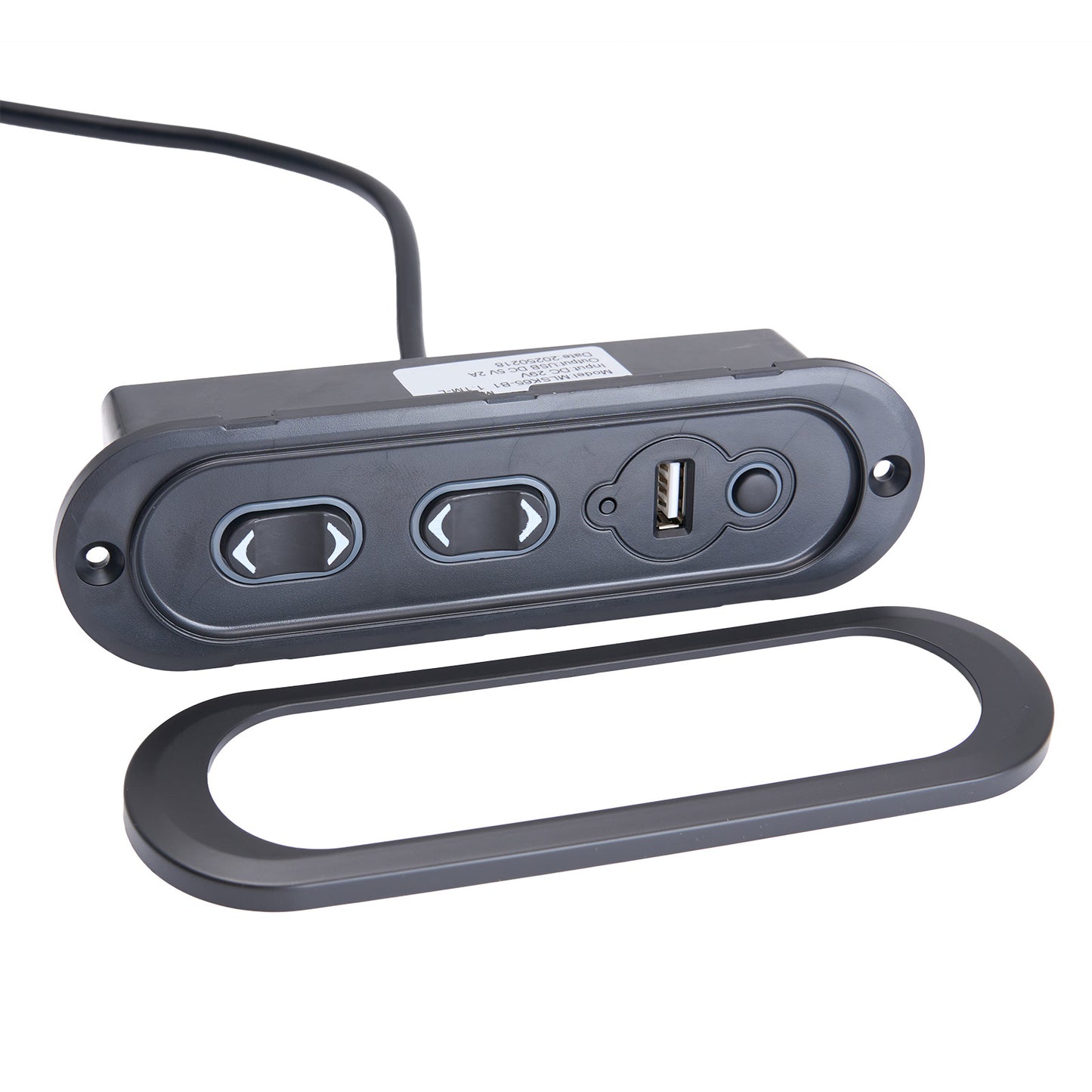 Mulin MLSK65-B1  Five Button 5-Pin Switch with USB for Recliner or Lift Chair