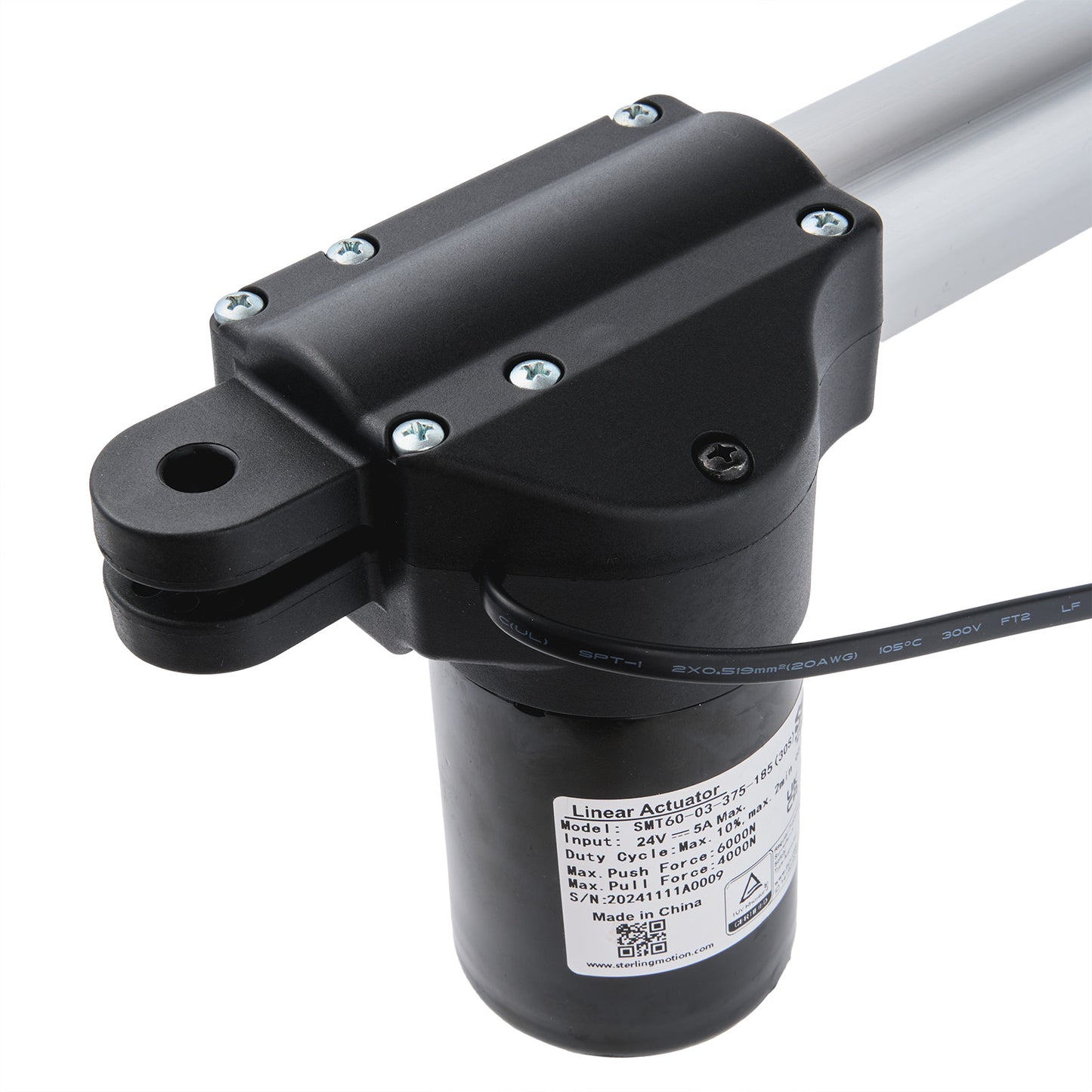 SMT SMT60-03-375-185(30S) Linear Actuator for Recliner/Lift Chair QDSJ-01-198-01 Compatible