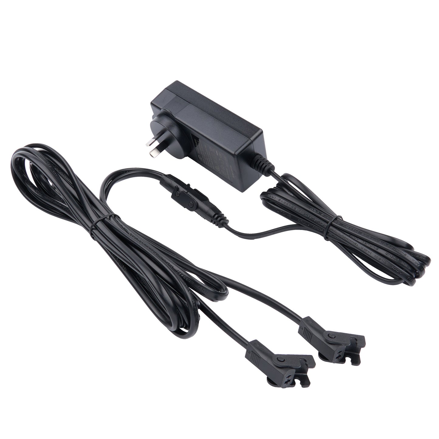 Dual 2-Pin Power Adapter Kit with Australia AC Plug for Two Seats Recliner Sectional Love Seats - 29V 2A