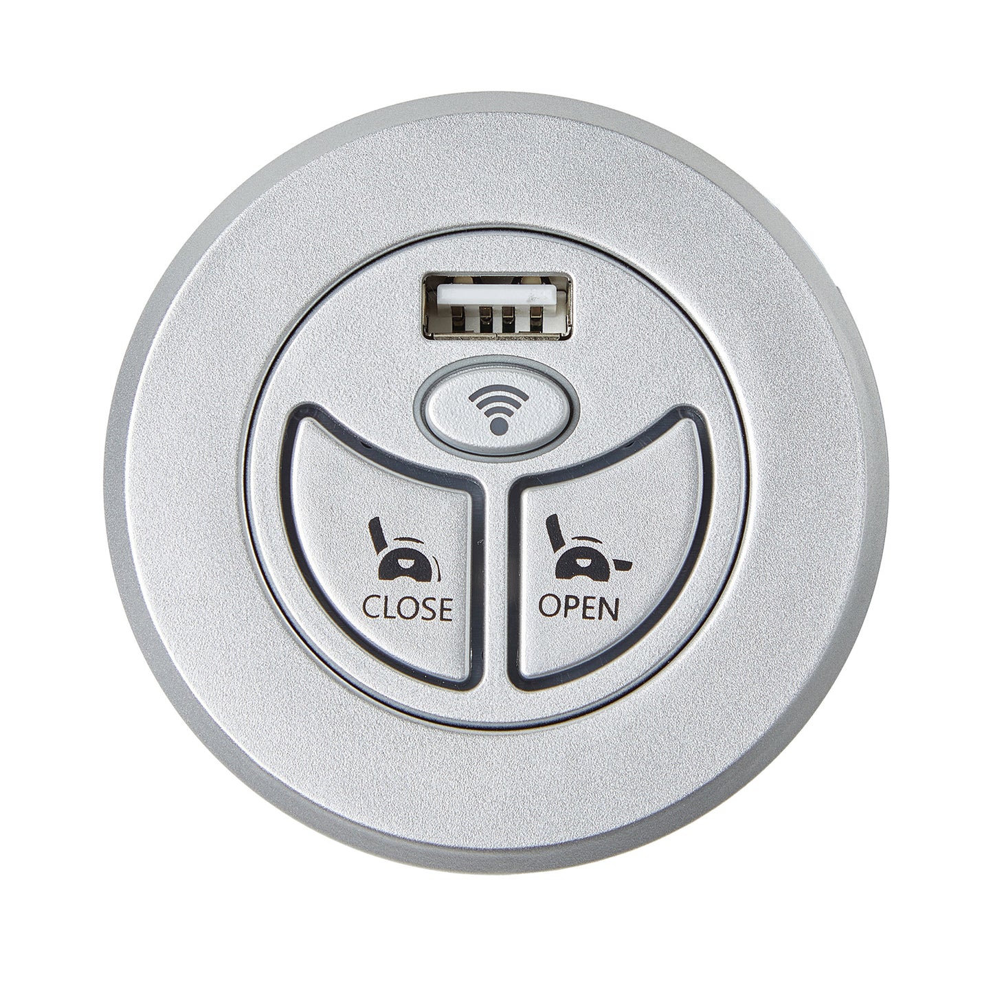 eMoMo RemoP4024RS-1 Silver Side Switch with Open/Close/Massage/USB