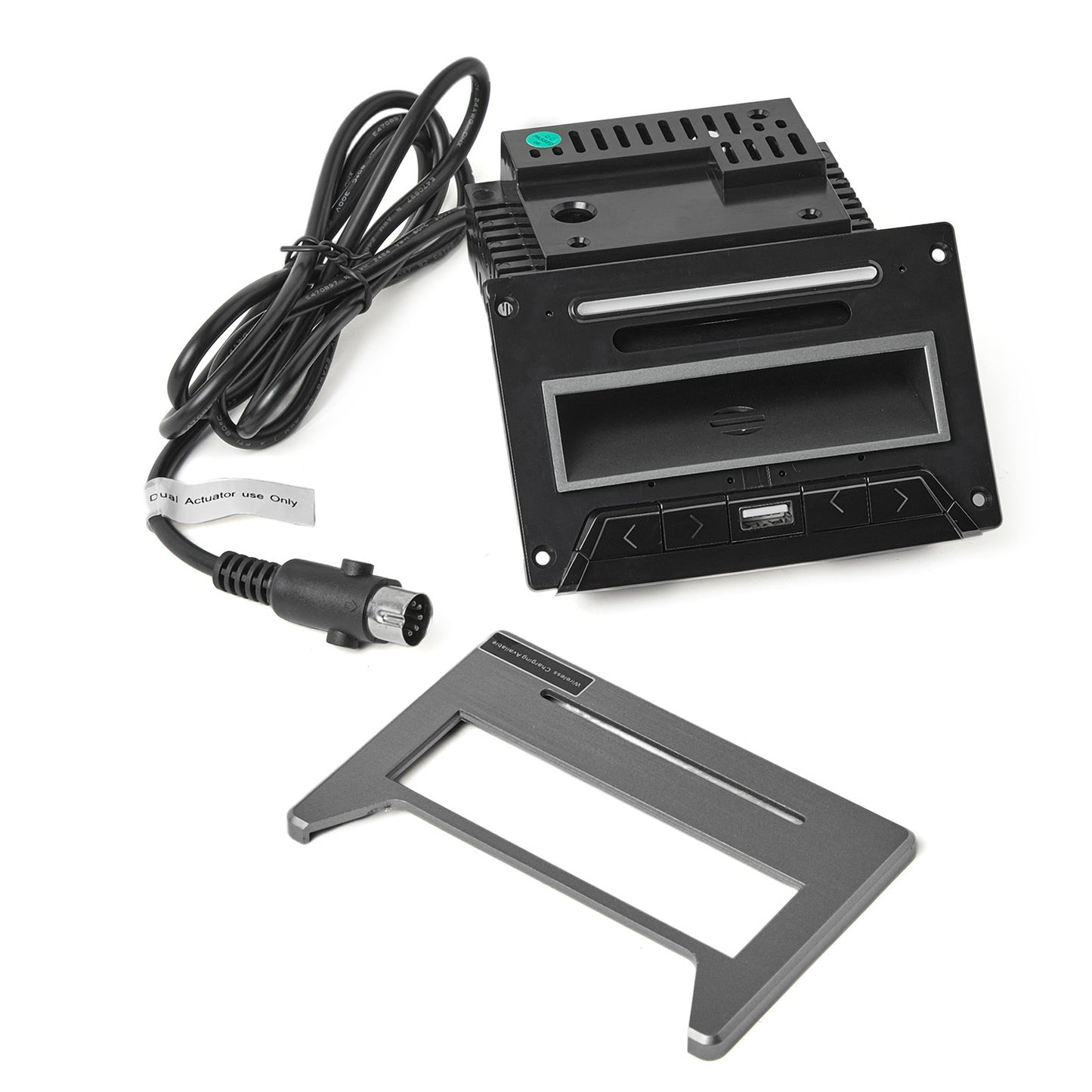 eMoMo E502URRWT 4 Button Control Switch with USB and Wireless Charging Docker