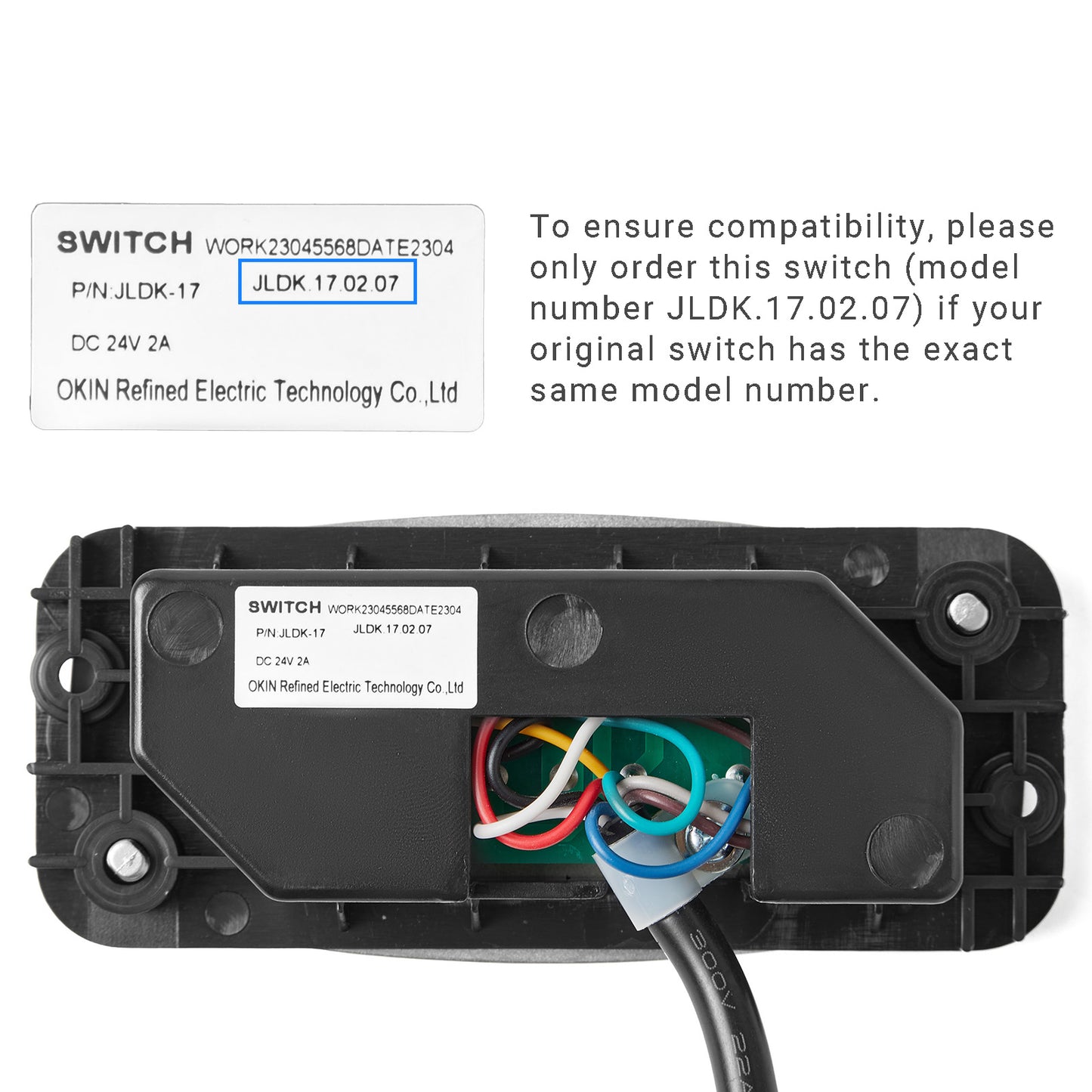 OKIN JLDK.17.02.07 Six Button 7-pin Switch