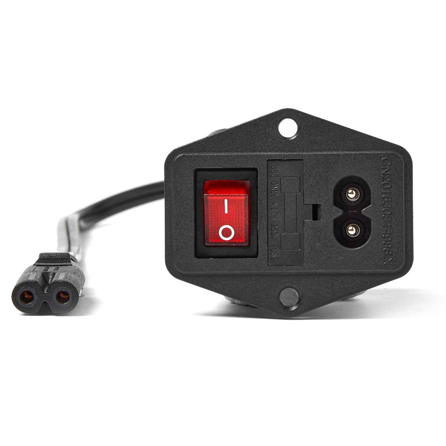 2 Prong AC Power Socket with Switch for Power Recliners and Motion Furniture CN201630314986 X