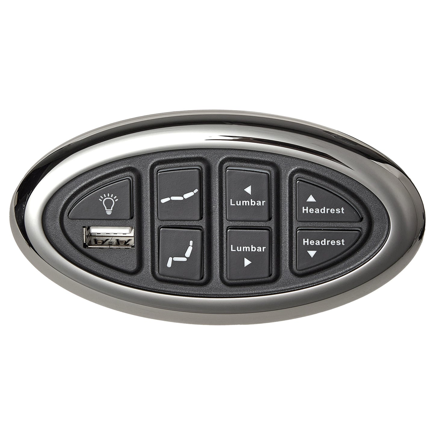 OKIN JLDK.15.07.07 Seven Button Switch for Recliner Lift Chair with USB & Junction Box