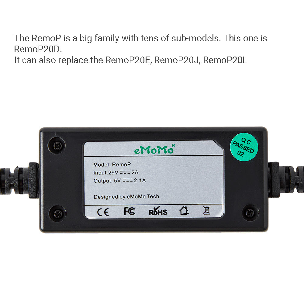 eMoMo RemoP20D 2 Button Switch with USB Charging Port