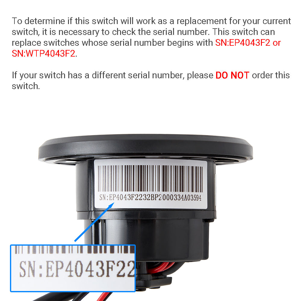 eMoMo RemoP4043F2 Switch for Recliner Lift Chair Home Theater Chair 3 Button