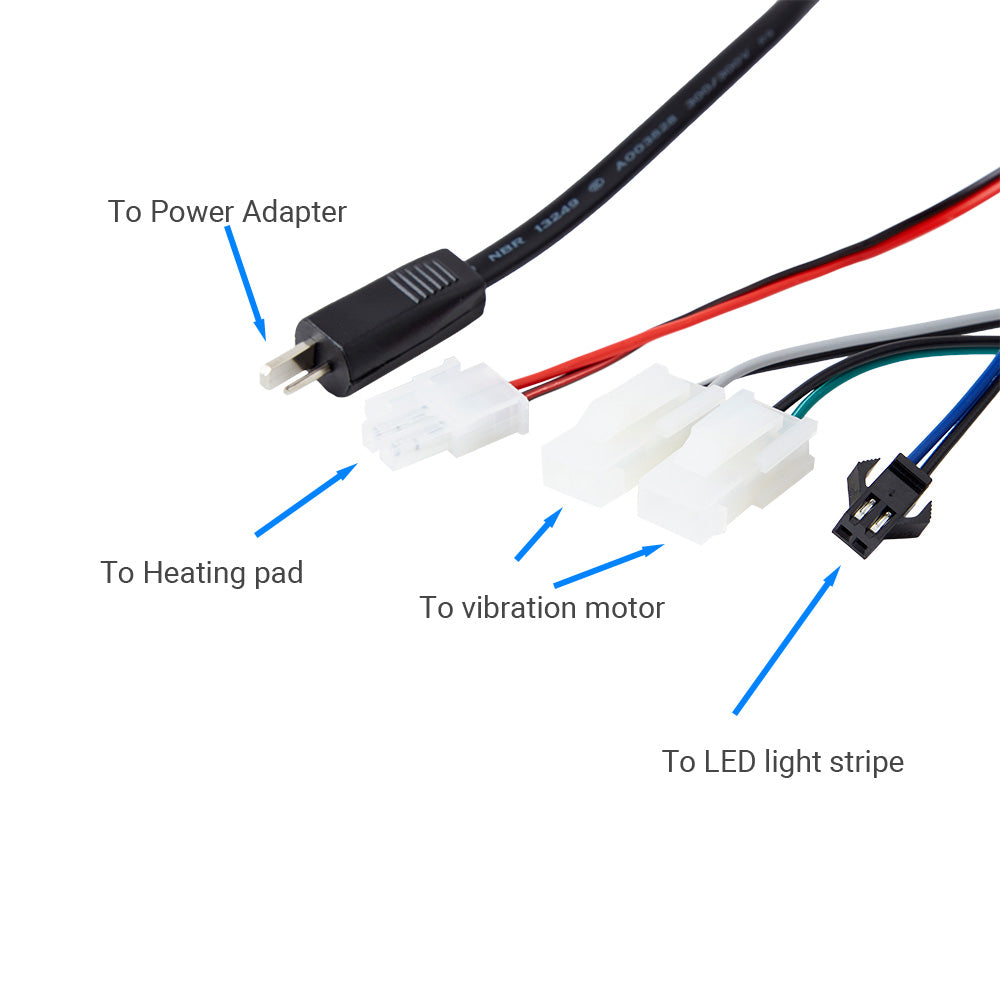 eMoMo B2624HRL Junction Box for Power Recliner/Lift Chair/Home Theater Chair