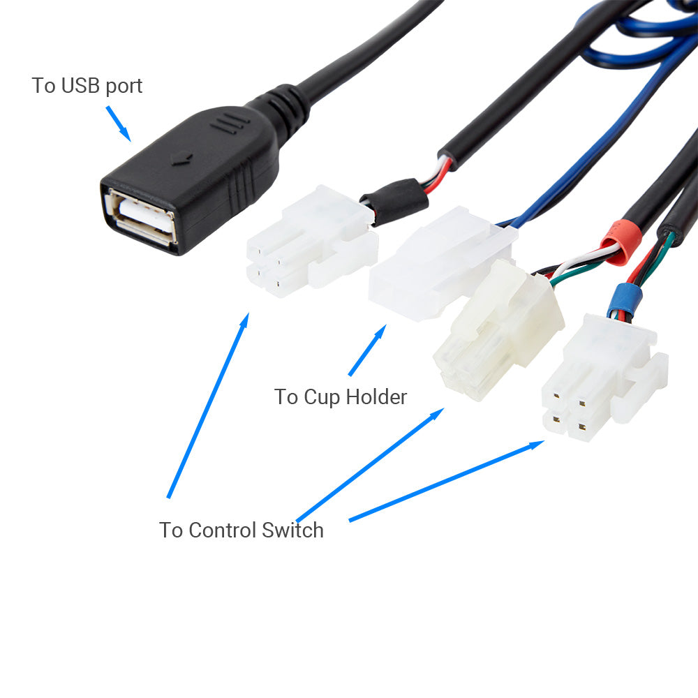 eMoMo E202A-L Junction Box for Home Theater Chair