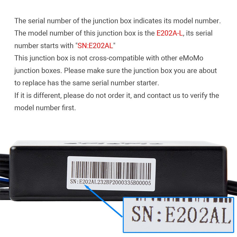 eMoMo E202A-L Junction Box for Home Theater Chair