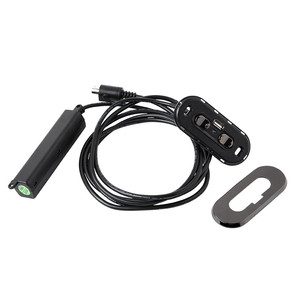 KDH115-017 4 Button Switch for Power Recliner or Lift Chair with USB Port and 5 Pin Plugs