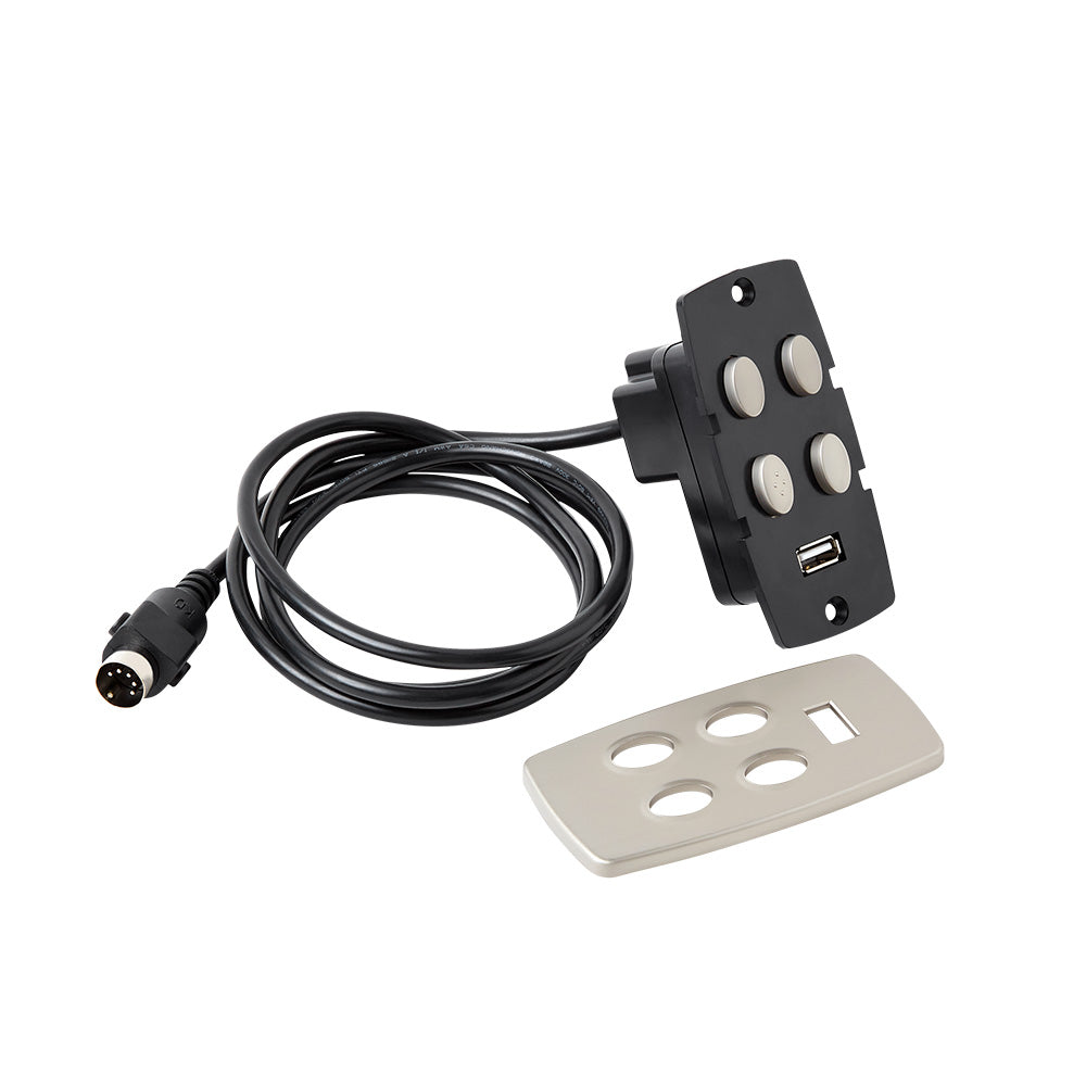 KDH136-002 4 Button Switch for Power Recliner or Lift Chair with USB Port and 5 Pin Plugs