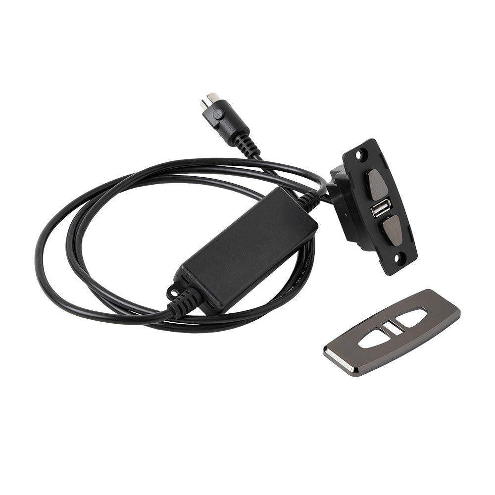 KDH105-005 2 Button Switch for Power Recliner or Lift Chair with USB Port and 5 Pin Plugs