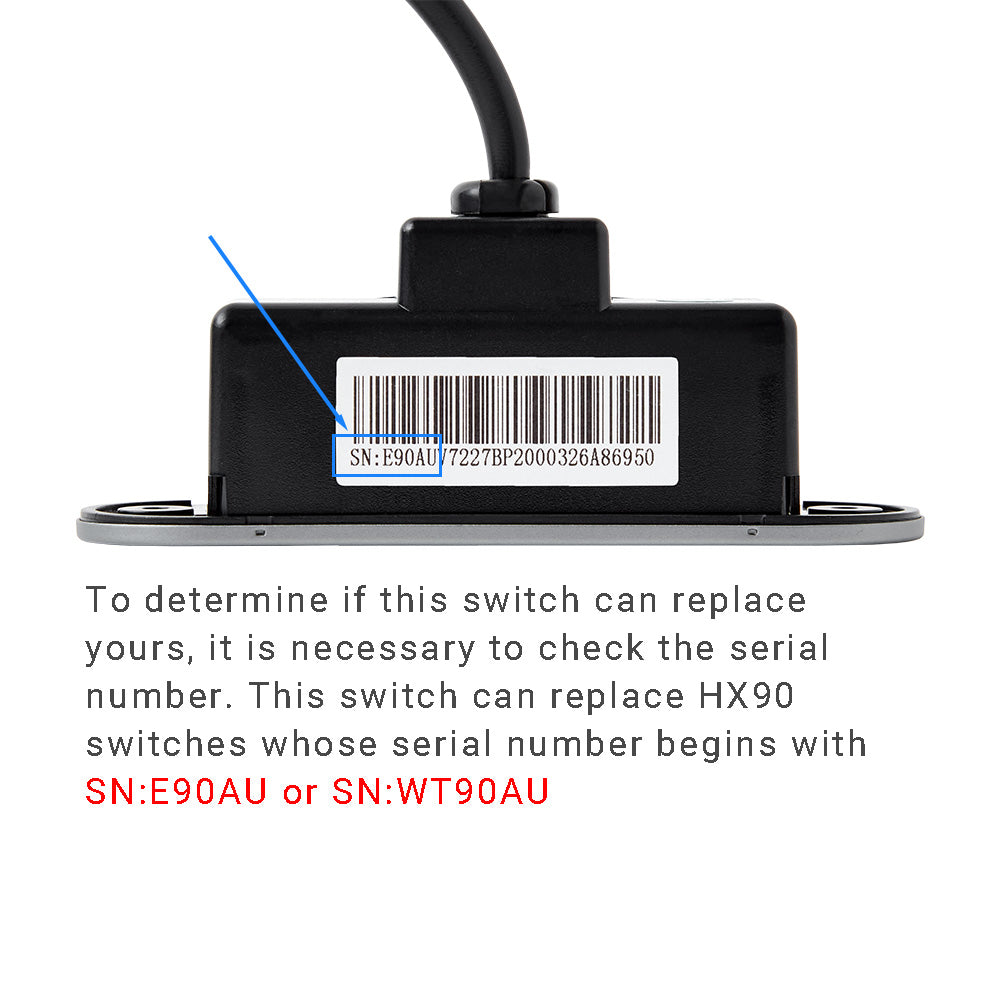 eMoMo HX90AU 2 Button 5 Pin Switch for Recliner/Lift Chairs with USB