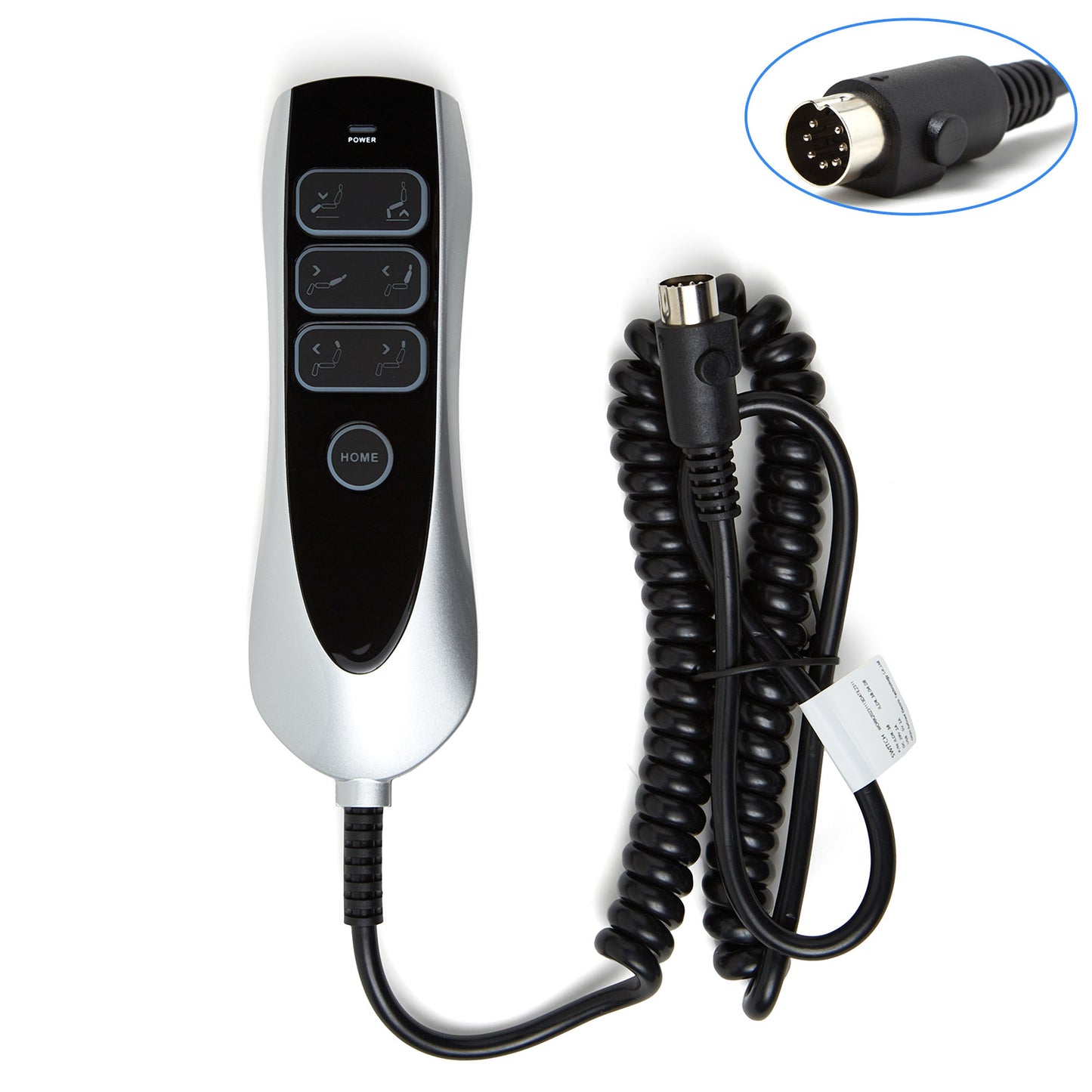 OKIN JLDK.38.04.08 Seven Button 7-pin Remote Controller Lift Chair with USB Backlit
