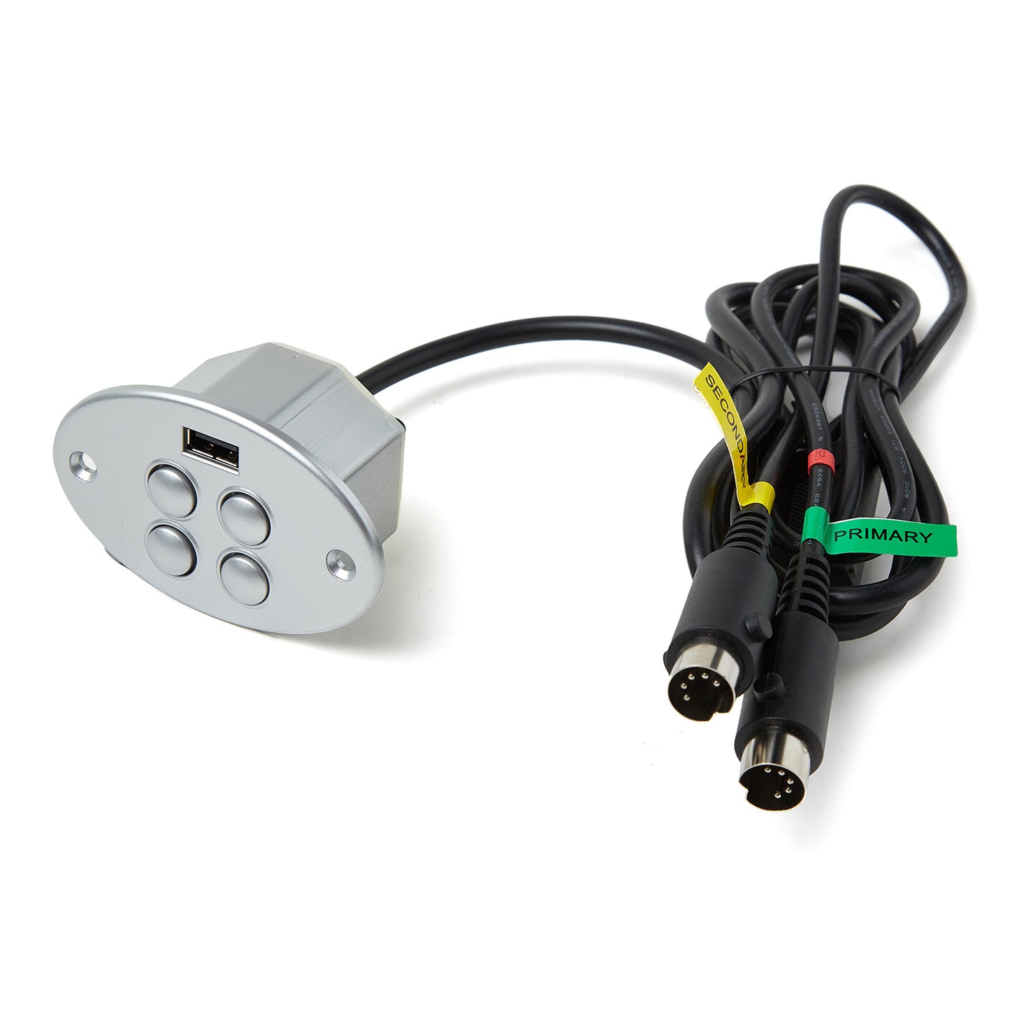 Raffel CTR UR2 01 Four Button Switch for Recliner Lift Chair with Dual 5 pin Plugs & USB (CTR UR2 25 Compatible)
