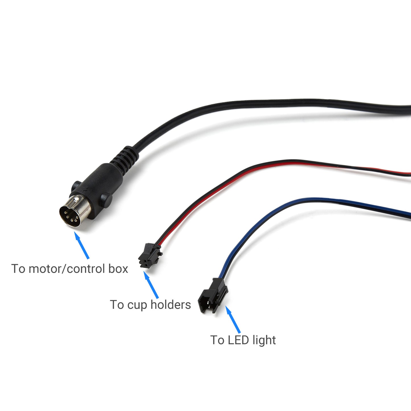eMoMo HX90C2LU 5 Button Control Switch for Recliner with 3 Plugs & USB