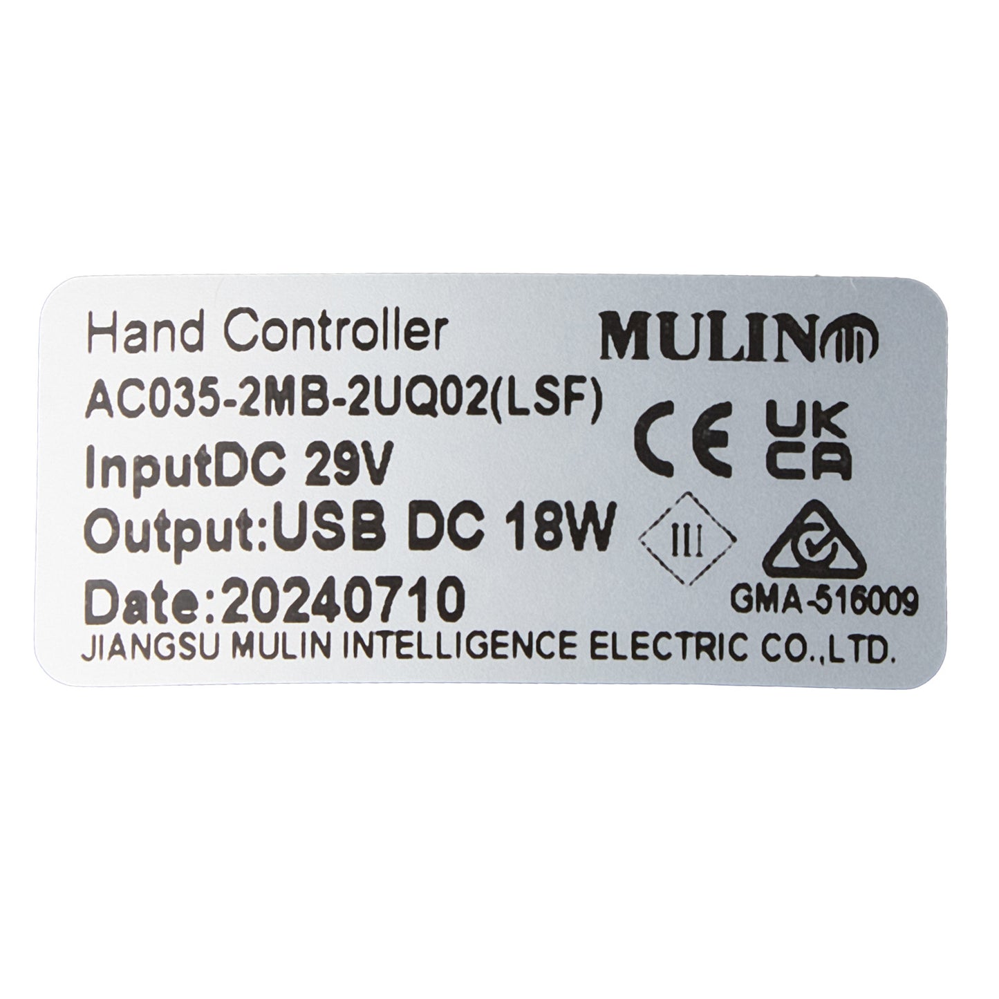 Mulin AC035-2MB-2UQ02(LSF) 5 Button 5 Pin Switch with USB for Recliner or Lift Chair