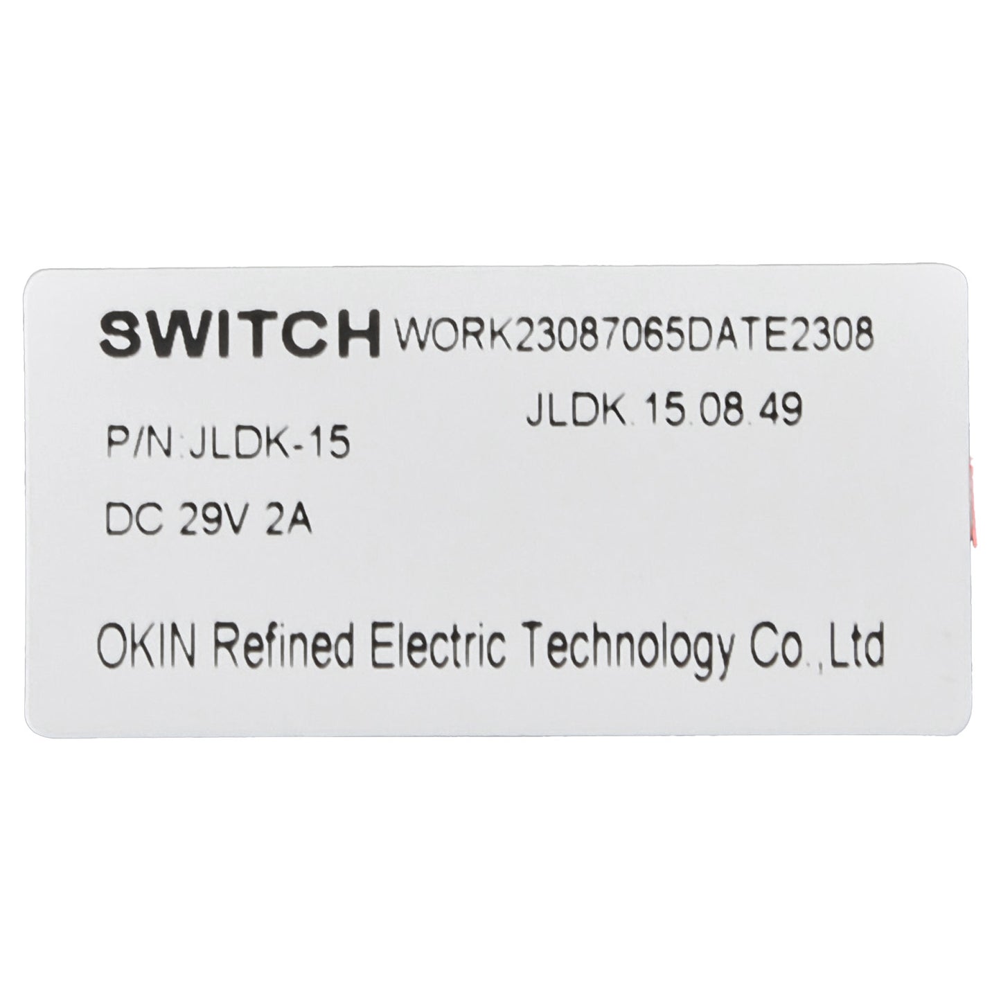 OKIN JLDK.15.08.49 Five Button Switch for Recliner Lift Chair with Dual 5 Pin Plugs