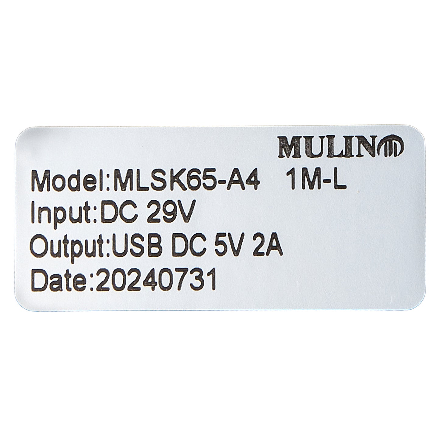 Mulin MLSK65-A4  Five Button 5-Pin Switch with USB for Recliner or Lift Chair