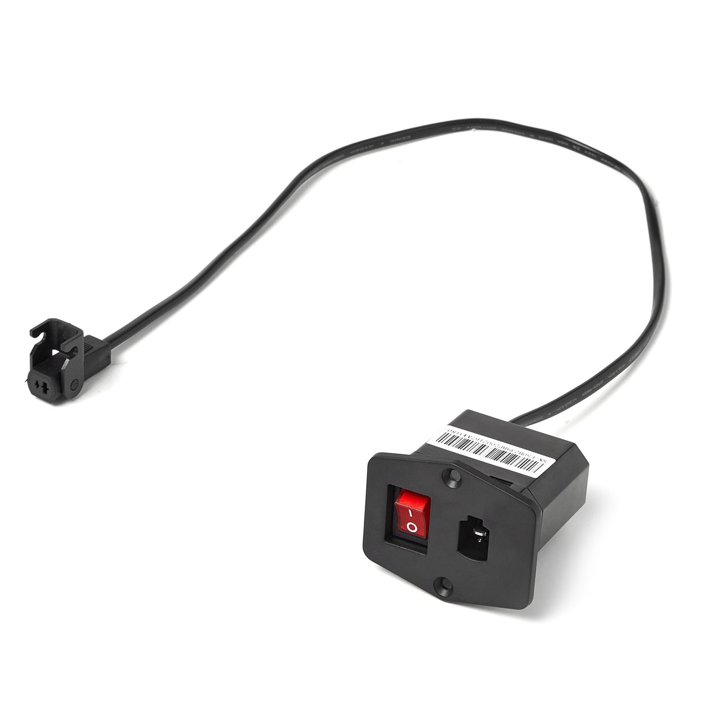 Fixed DC Power Socket with Switch for Power Recliners and Motion Furniture