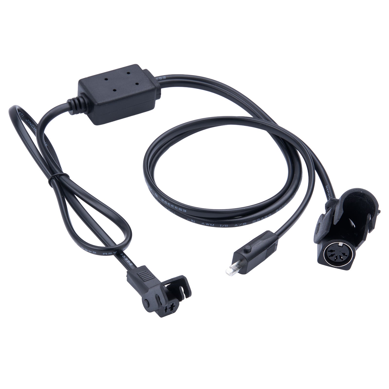 2-Pin Female to 2-Pin Male & 5-Pin Female Y-Cable for Single-Lead