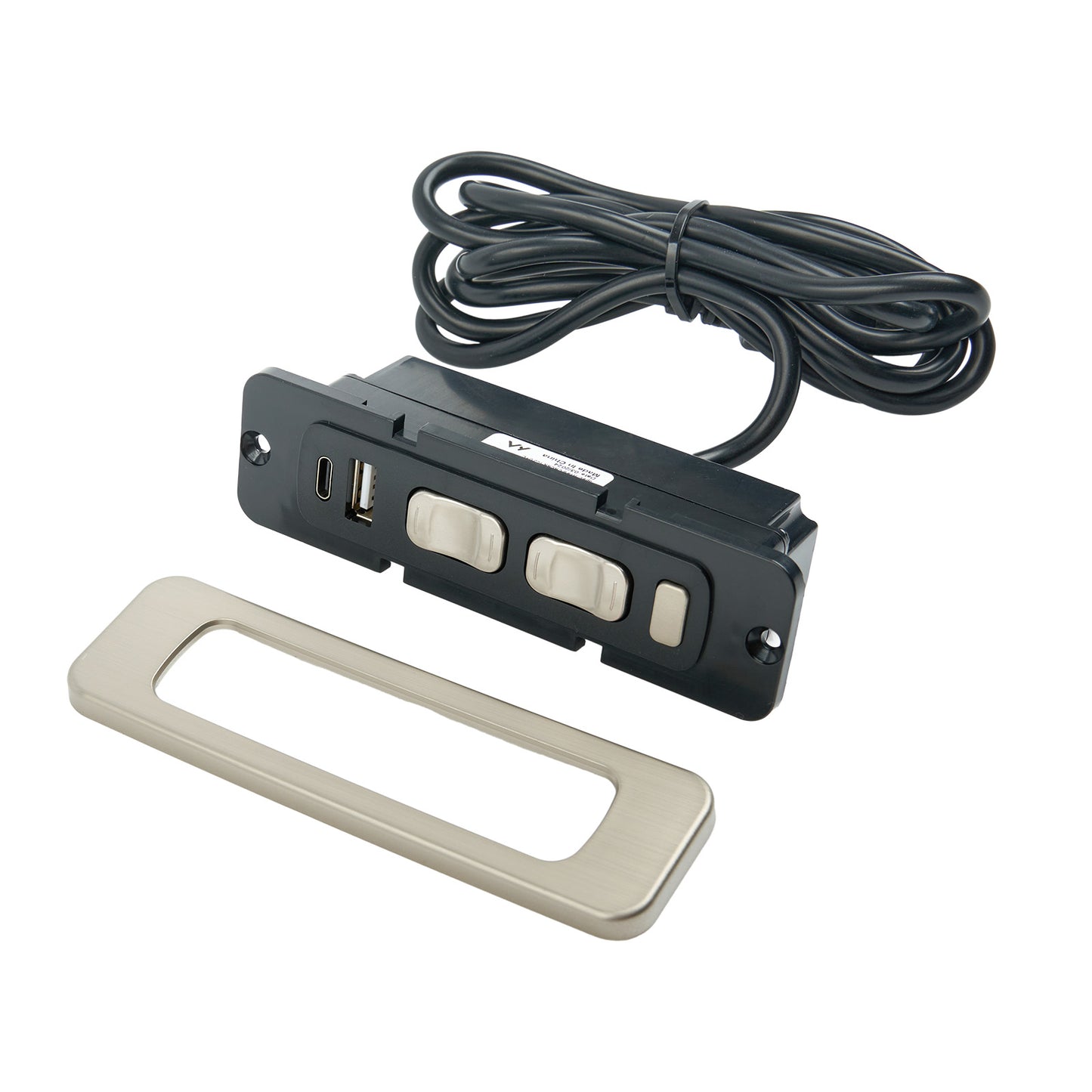 HDM-H19 Recliner Switch (P/N: 1.219.00.021C) - 5-Button Control with USB Type-C Charging