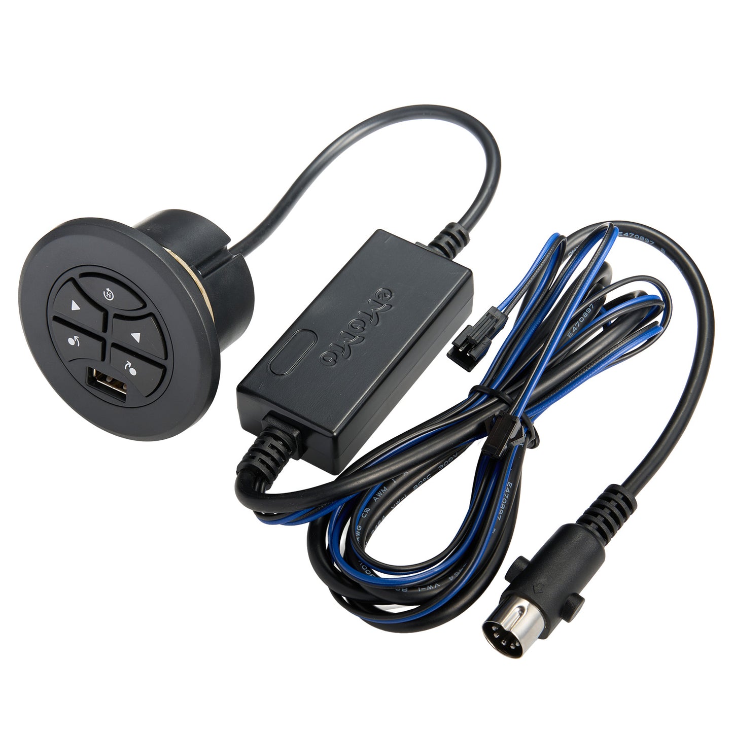 eMoMo K202CL 5 Button Switch with USB & 3 Plugs