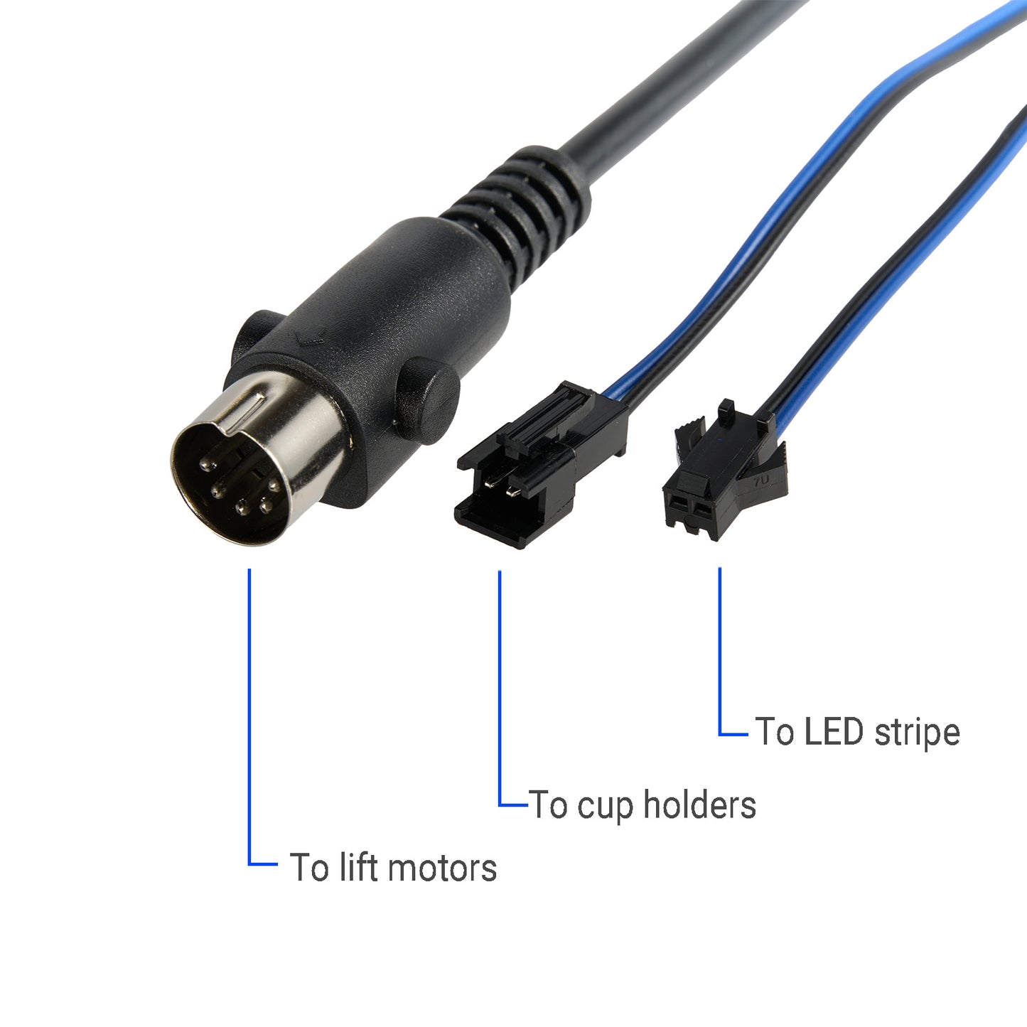 eMoMo K202CL 5 Button Switch with USB & 3 Plugs