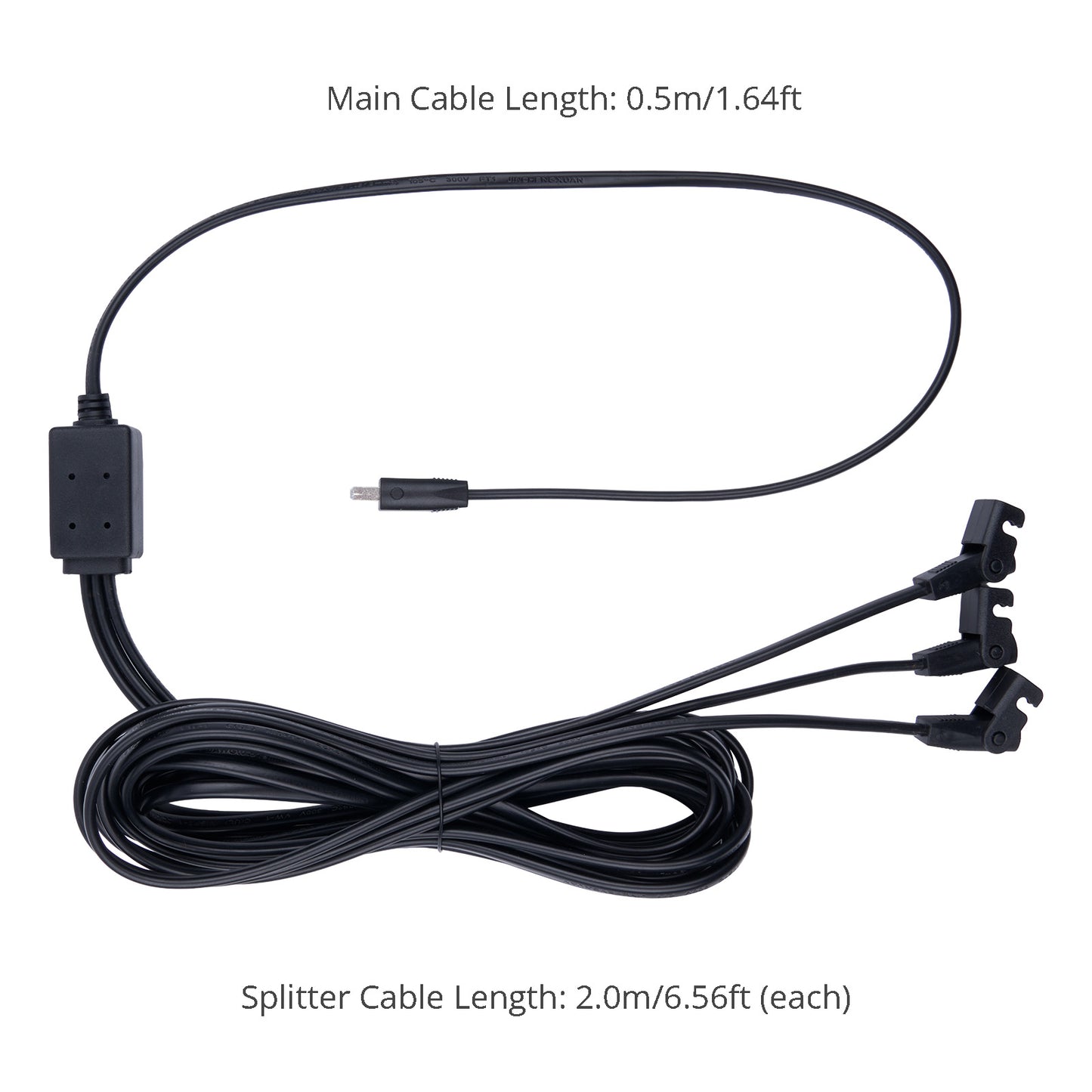 Three-Way 2-Pin DC Power Splitter Cable for Sectional Sofas