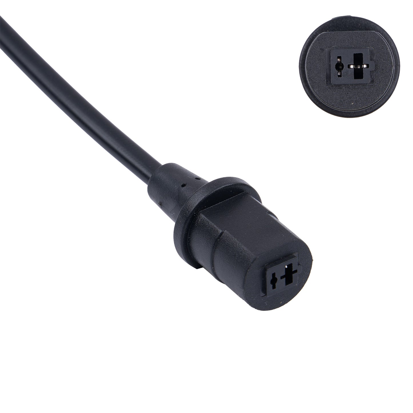 2-Pin Male to Cut-off Circle Shape 2-Pin Female Conversion Cable - 30cm/11.8inch for OP1400KS and OP1000KS