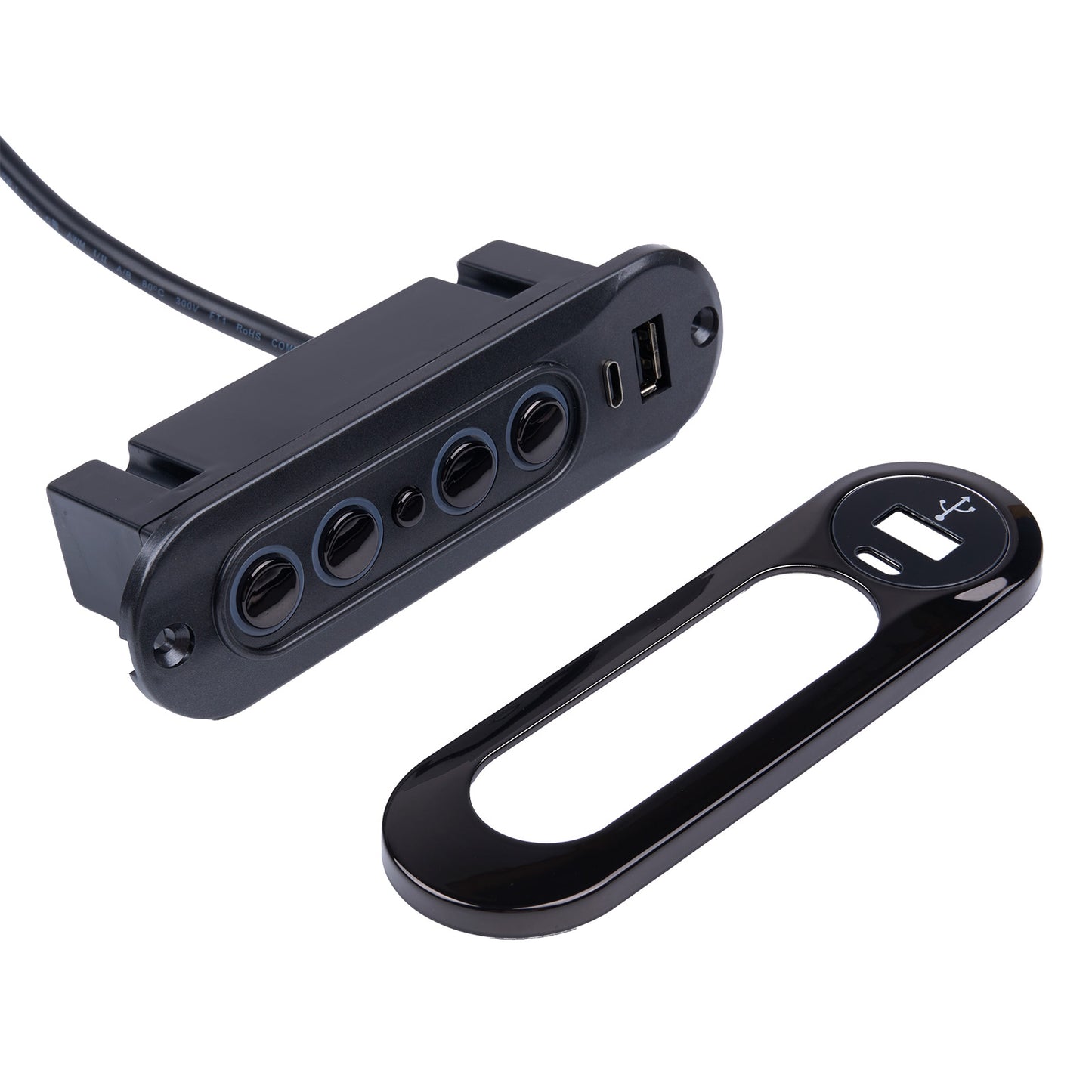 Mulin AC108-2MB-2UQ01 5-Button Switch for Power Recliner with 5-Pin Plug and USB & Type-C Ports