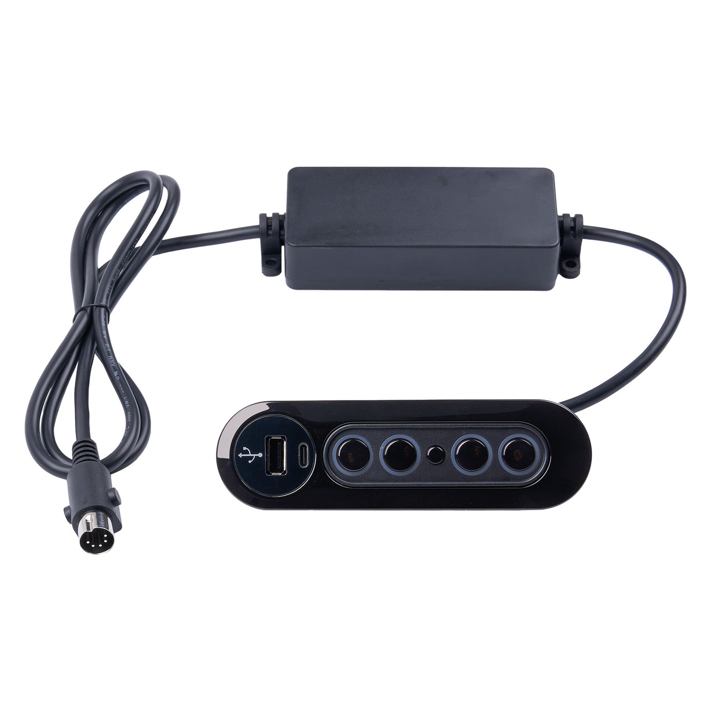 Mulin AC108-2MB-2UQ01 5-Button Switch for Power Recliner with 5-Pin Plug and USB & Type-C Ports