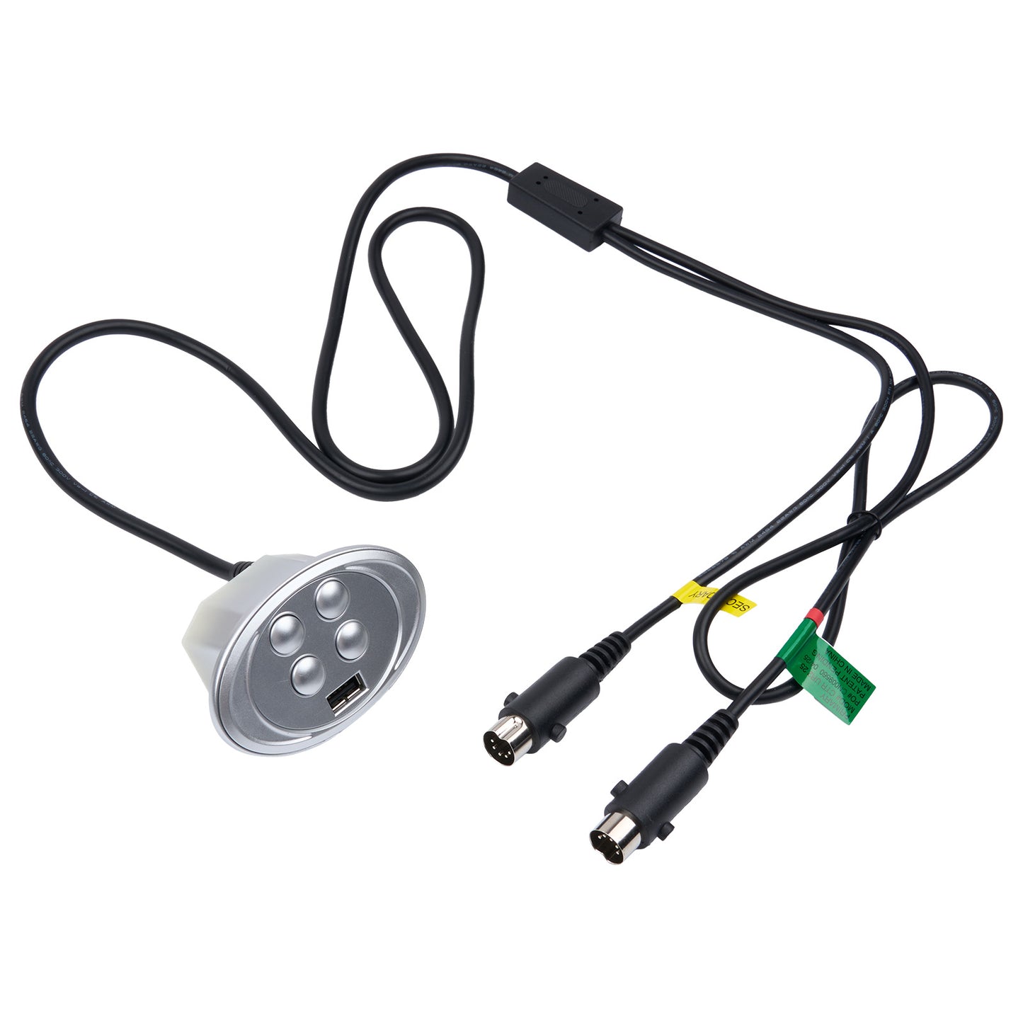 Raffel CTR UR2 25 Four Button Switch for Recliner with 2 Plugs & USB