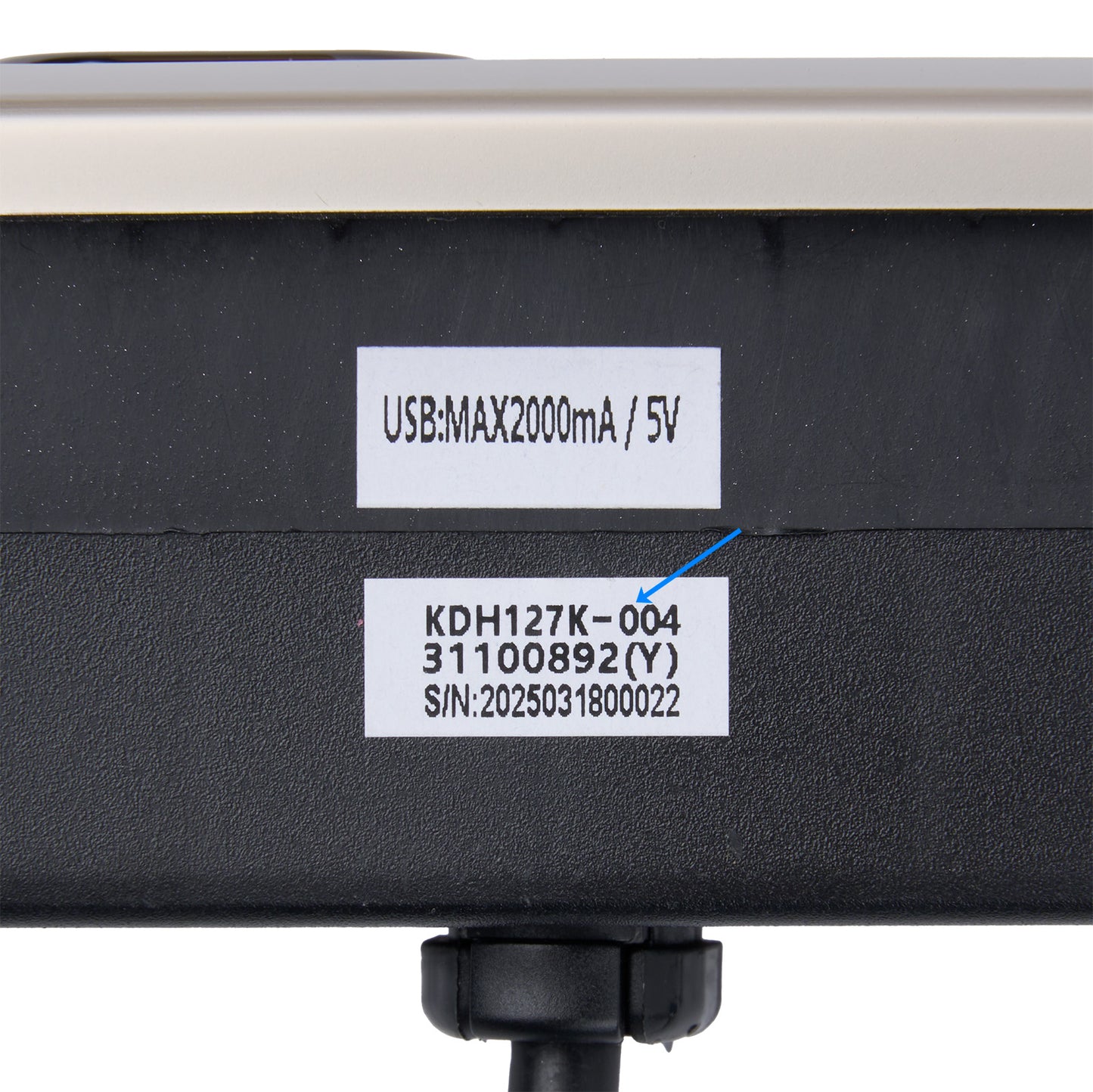 KDH127K-004 2 Button 5 Pin Switch for Power Recliner or Lift Chair with USB Port