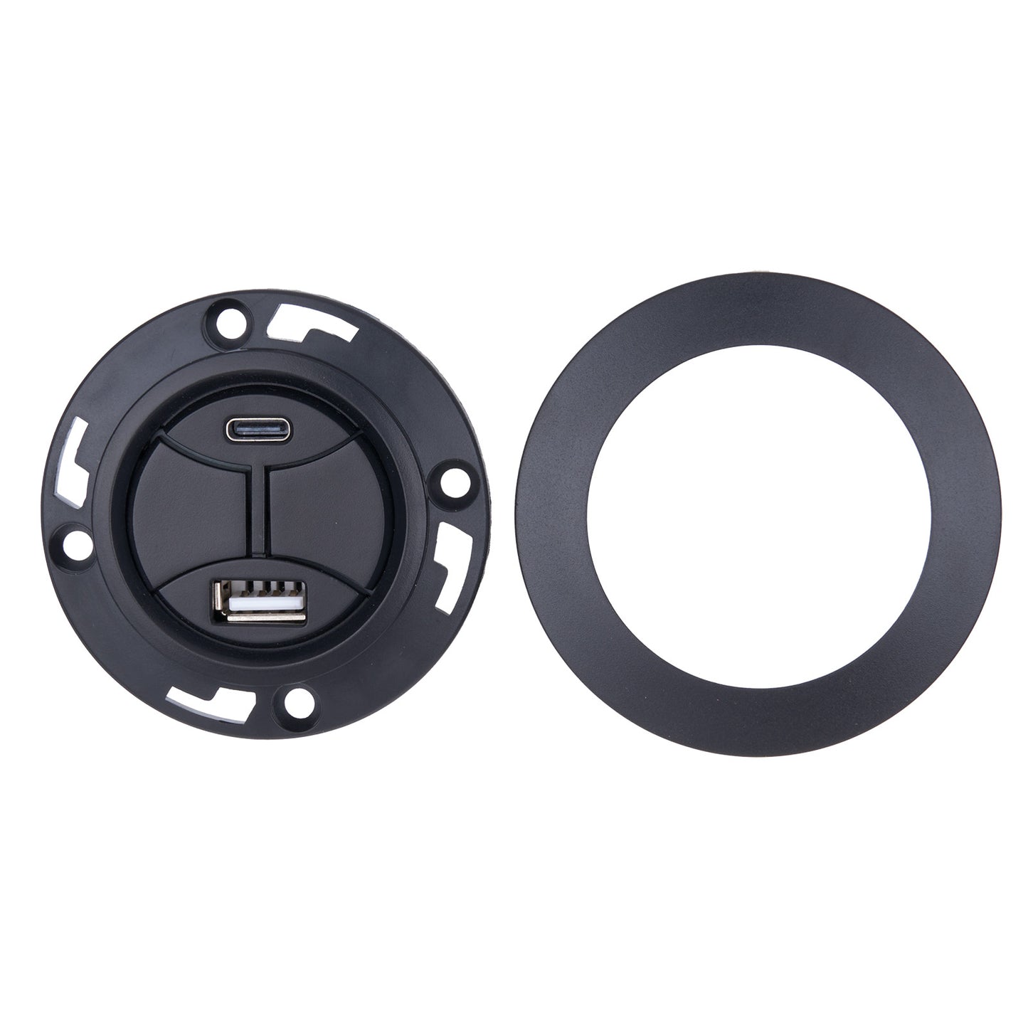 Round 2-Button 5 Pin Switch for Recliner RB00100225 RK23300225X000(L) W/ Type A & Type C Charging Port
