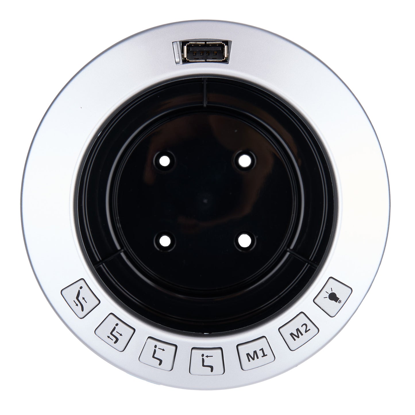Raffel CHB R2ULSL 04 Cup Holder Controller 7 Button 10 Pin Plug with USB & 4 Plugs Wire Harness