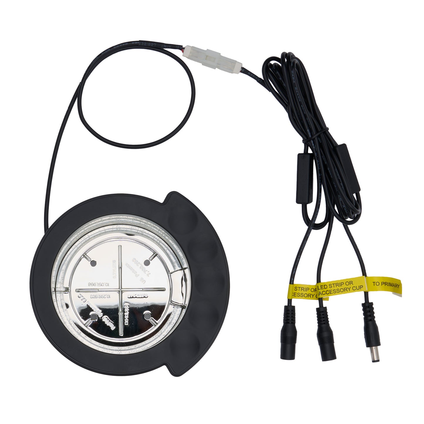 Raffel ICH S BLK DIMP Cup Holder with Wire harness